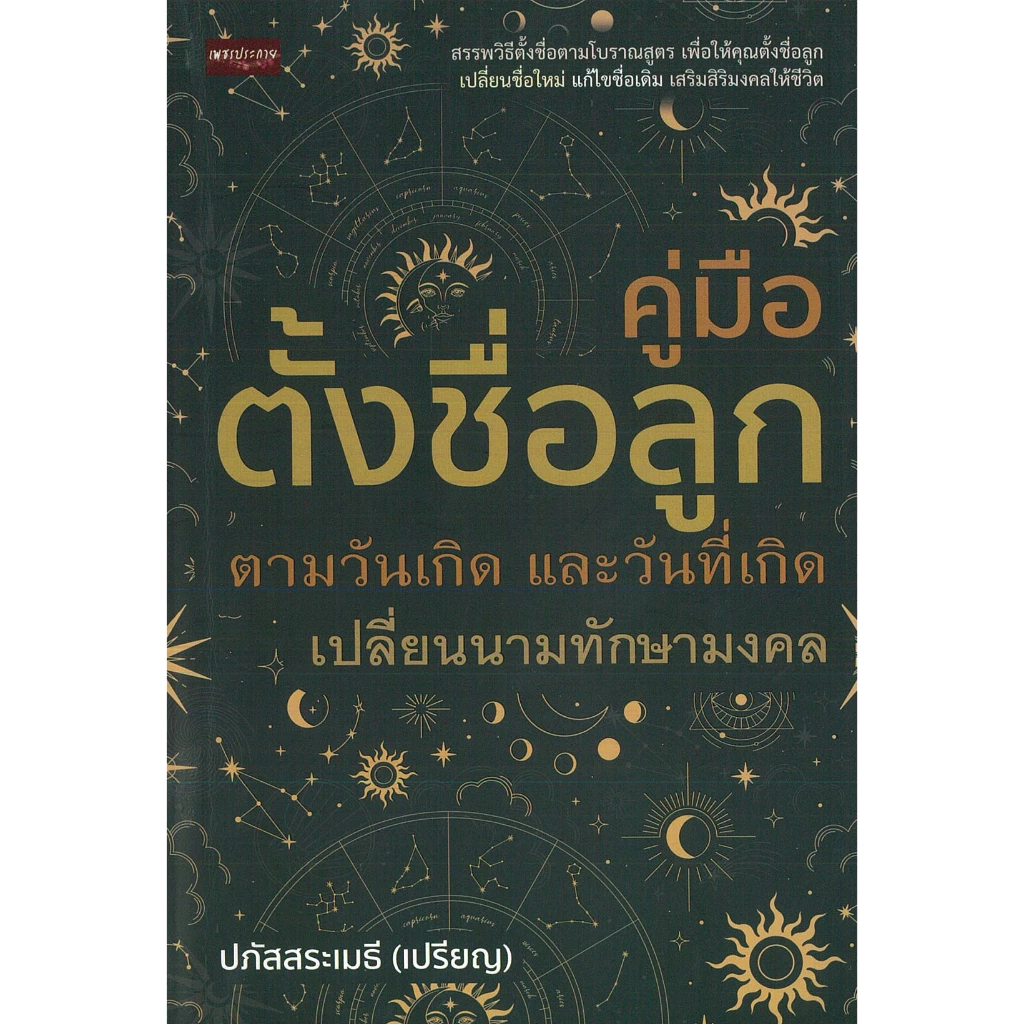 PAILIN หนังสือ คู่มือ ตั้งชื่อลูก ตามวันเกิด และวันที่เกิด เปลี่ยนนามทักษามงคล (ราคาปก 265 บาท) — ของมงคลหมวดการตั้งชื่อ
