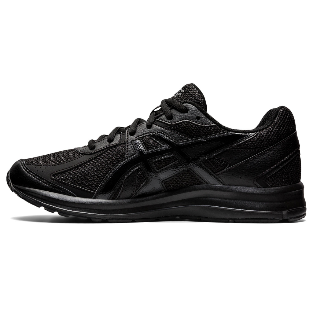 ASICS   JOG 100S MEN ผู้ชาย รองเท้าผ้าใบ ของแท้ หน้ากว้าง 2E BLACKBLACK