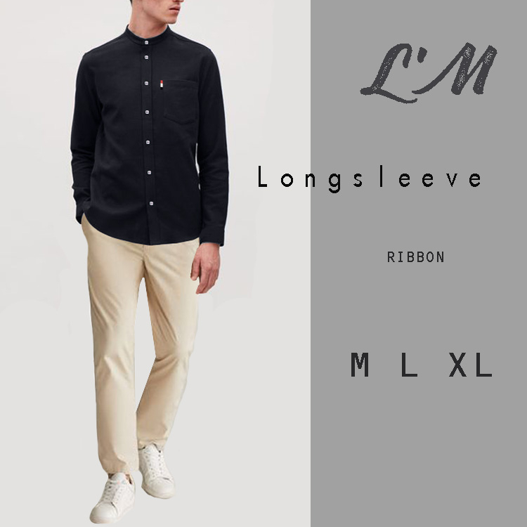 เหลือ157ใส่โค้ดMAYINC30 ผ้าคอตตอน นาโน   เกาหลีฝุดๆ เสื้อเชิ้ตผู้ชาย  LM mens style