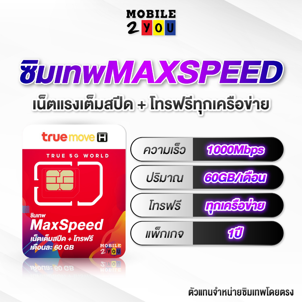 เลือกเบอร์ได้ ชุด4 ซิมเทพ maxspeed 60 ซิม โทรฟรี เน็ตฟรี ความเร็ว 300mbps โทรฟรีทุกค่าย ดูหนัง ฟังเพลง ไม่สะดุด สุดคุ้ม