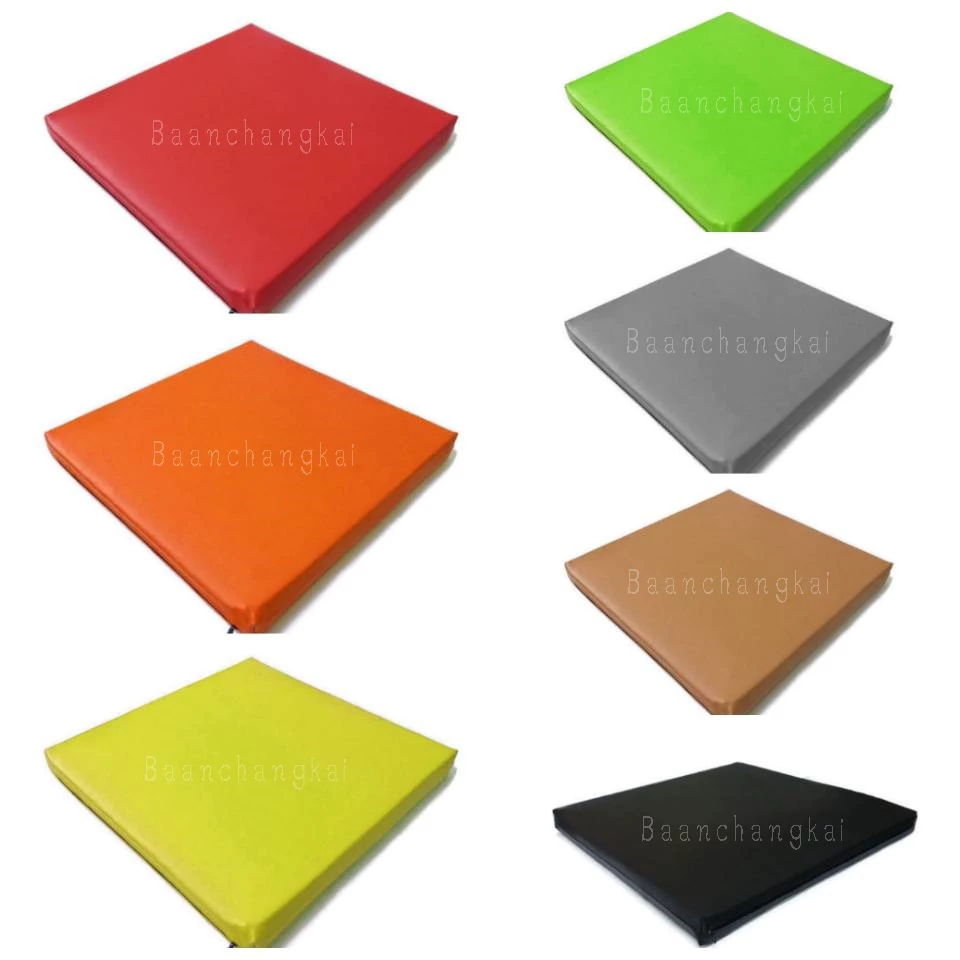 เบาะรองนั่ง 80*80 ซม. หนา 2 นิ้ว เบาะโซฟา เบาะสั่งทำ เบาะpvc เบาะฟองน้ำอัด เบาะpvc เบาะหนังเทียม เบาะออกกำลังกาย — ของมงคลหมวดพิธีและความเชื่อ