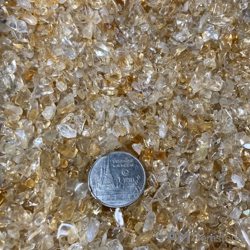 CT01 ซิทริน ( Citrine ) ขนาด 2-4mm หินธรรมชาติ หินนำโชค หินแร่ หินคริสตัล หินสะสม งานคราฟ หินใส่ขวดแก้ว หิน DIY — ของมงคลหมวดการเงินและโชคลาภ