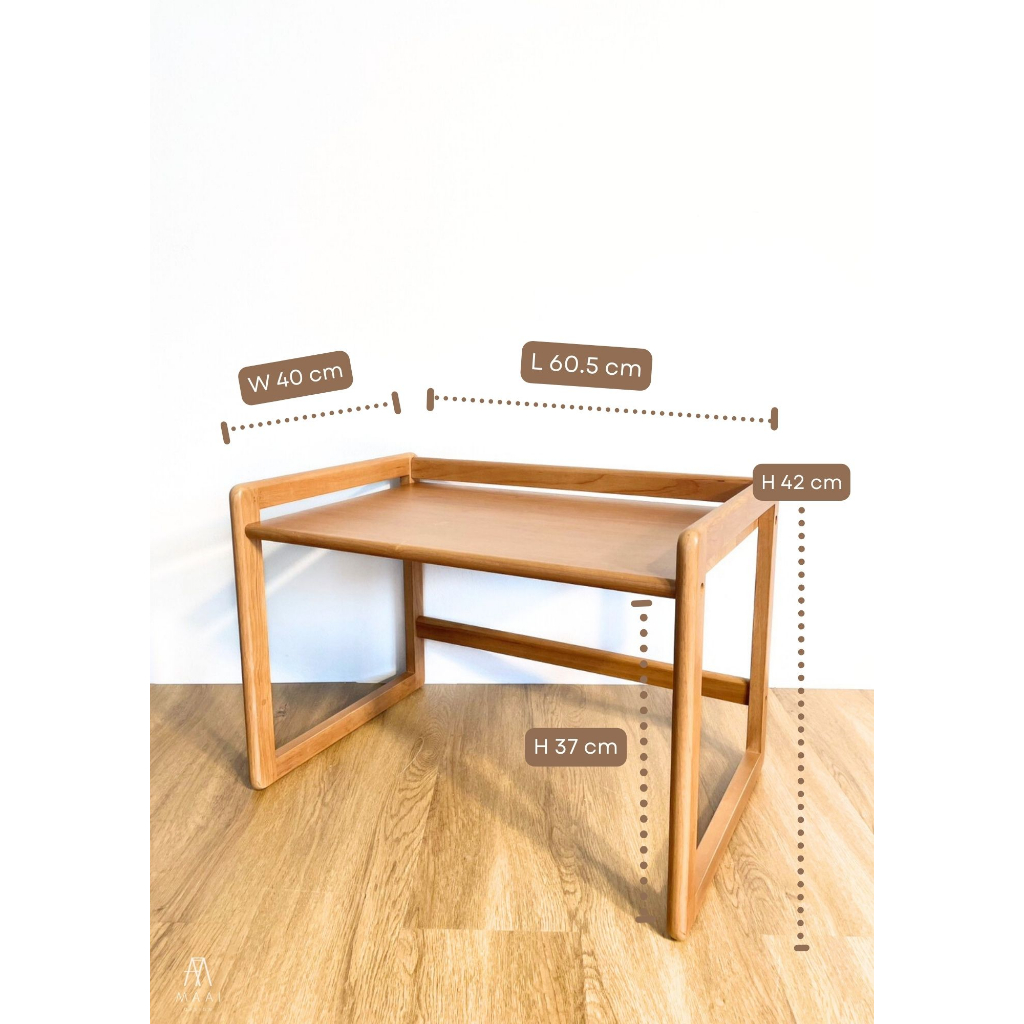 MAAI Design Obun Shelf ชั้นวางไมโครเวฟ ชั้นวางของอเนกประสงค์ หรือชั้นวางเตาอบไมโครเวฟ  หรือจะคร่อมไมโครเวฟ สไตล์ญี่ปุ่น