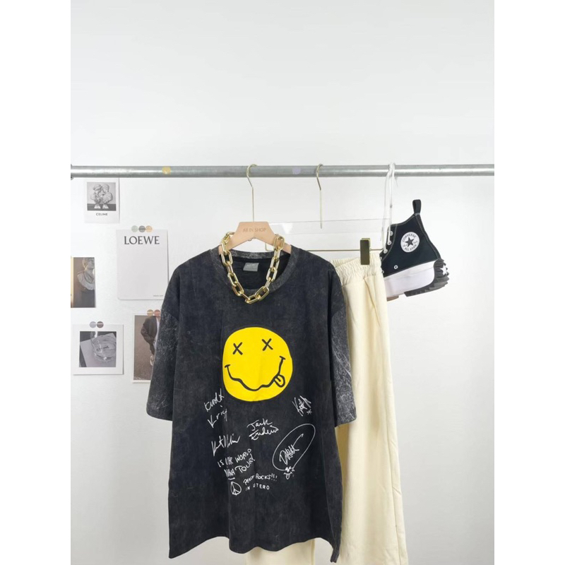 เสื้อฟอกวินเทจ รวมเสื้อวง งานป้ายAll in งานผ้าฟอกแท้100