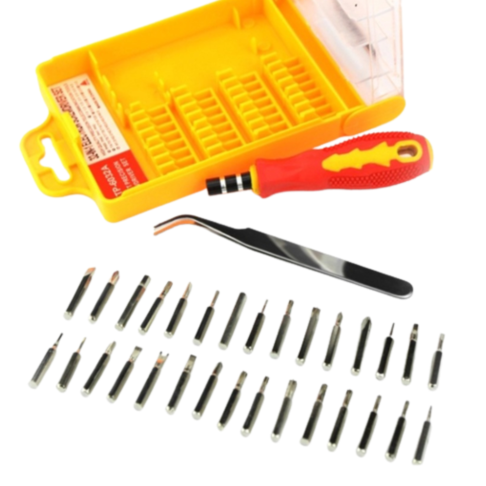 ไขควง ชุดเล็ก 32 ตัว อเนกประสงค์ แกะมือถือโน๊ตบุ๊ค Screw Driver มือถือ ไขควง 32 IN 1 ซ่อมคอม ซ่อมแว่นตา ซ่อมนาฬิกา