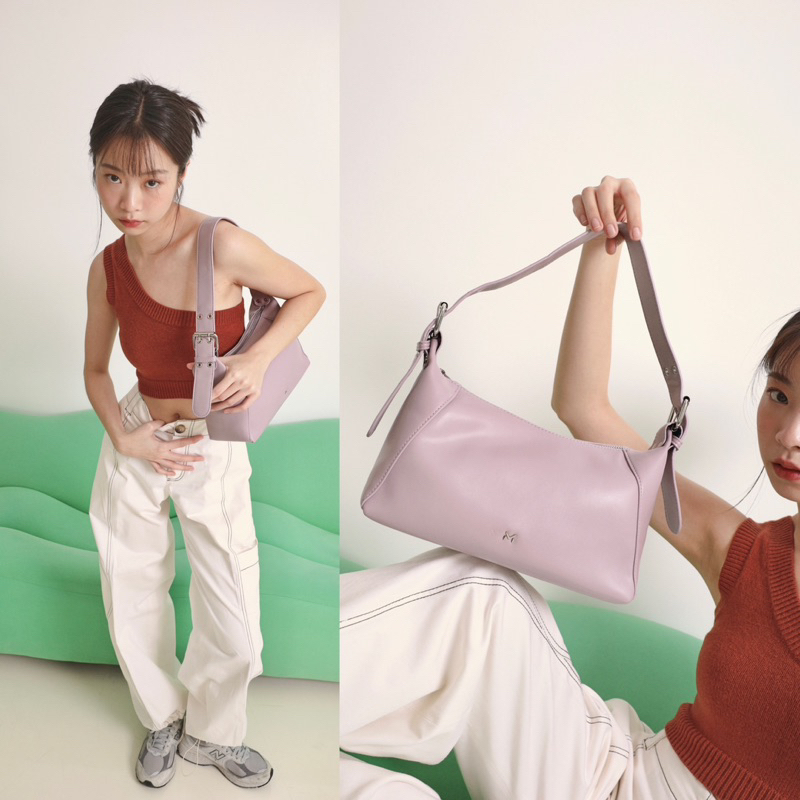 พร้อมส่งบางสี MADAM PEONY กระเป๋าสะพายไหล่ กระเป๋าสะพายข้าง y2k รุ่น ????????????????????????