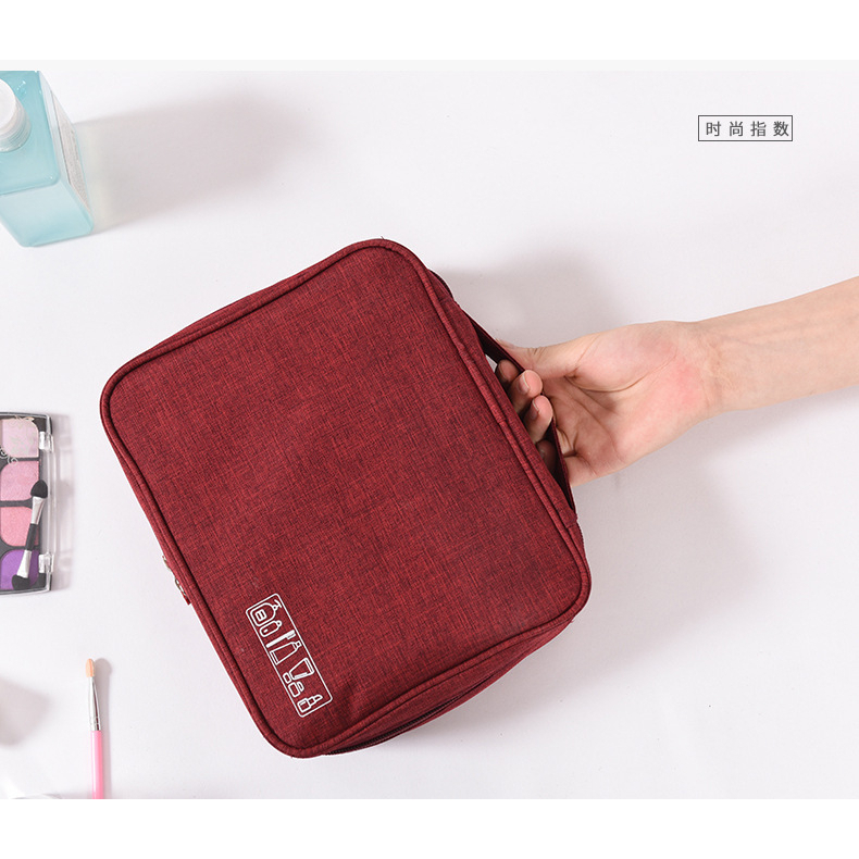 ใหม่กระเป๋าเครื่องสำอาง ใส่เครื่องอาบน้ำ  และของใช้ส่วนตัวต่างๆ กันน้ำ พกพาในเวลาเดินทาง ใส่ของได้มาก งานคุณภาพ
