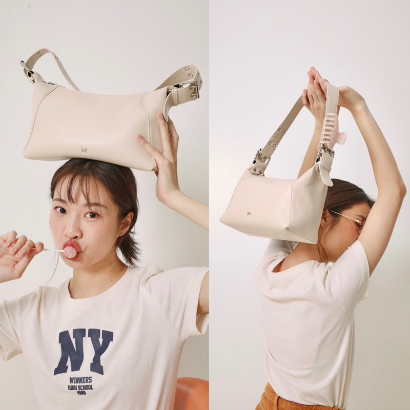 พร้อมส่งบางสี MADAM PEONY กระเป๋าสะพายไหล่ กระเป๋าสะพายข้าง y2k รุ่น ????????????????????????