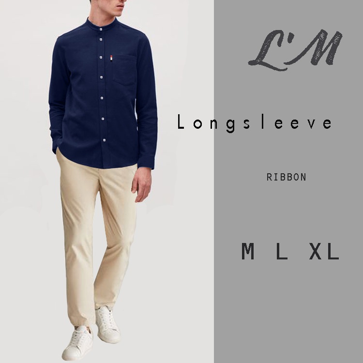 เหลือ157ใส่โค้ดMAYINC30 ผ้าคอตตอน นาโน   เกาหลีฝุดๆ เสื้อเชิ้ตผู้ชาย  LM mens style