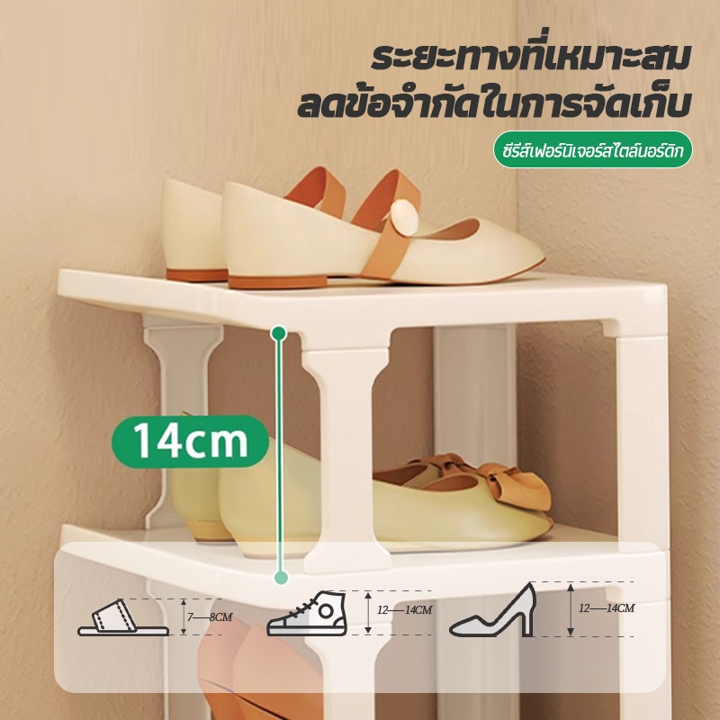 ชั้นวางรองเท้า ชั้นวางของสแตนเลส 34ชั้น มีให้เลือก 2 แบบ ทนทาน ไร้สนิม