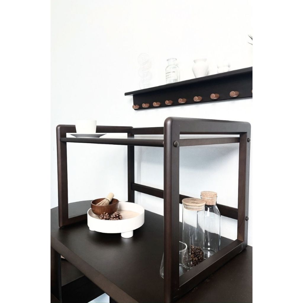 MAAI Design Obun Shelf ชั้นวางไมโครเวฟ ชั้นวางของอเนกประสงค์ หรือชั้นวางเตาอบไมโครเวฟ  หรือจะคร่อมไมโครเวฟ สไตล์ญี่ปุ่น