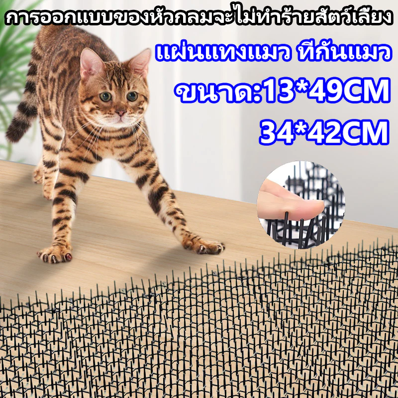 หนามไล่แมว ที่กันแมว พื้นหนามไล่สุนัข พื้นหนามไล่แมว ไล่หมาขี้หน้าบ้าน ปลอดภัยที่ไล่แมว ไล่แมว ป้องกันสุนัขถ่ายหน้าบ้าน