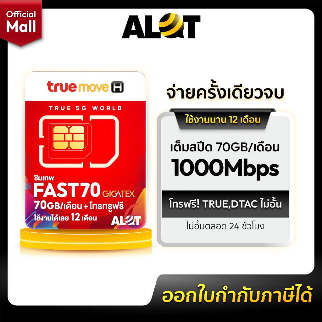 TRUE-ซิมเทพFast70