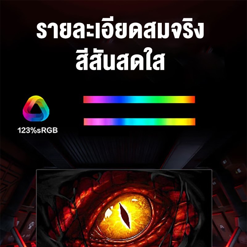 จอคอม 75HZ จอมอนิเตอร์ 27 นิ้ว จอเกมมิ่ง Gaming monitor จอเกมมิ่ง LED 2K จอมอนิเตอร์เกมมิ่ง DP VGA HDMI รับประกัน 5ปี