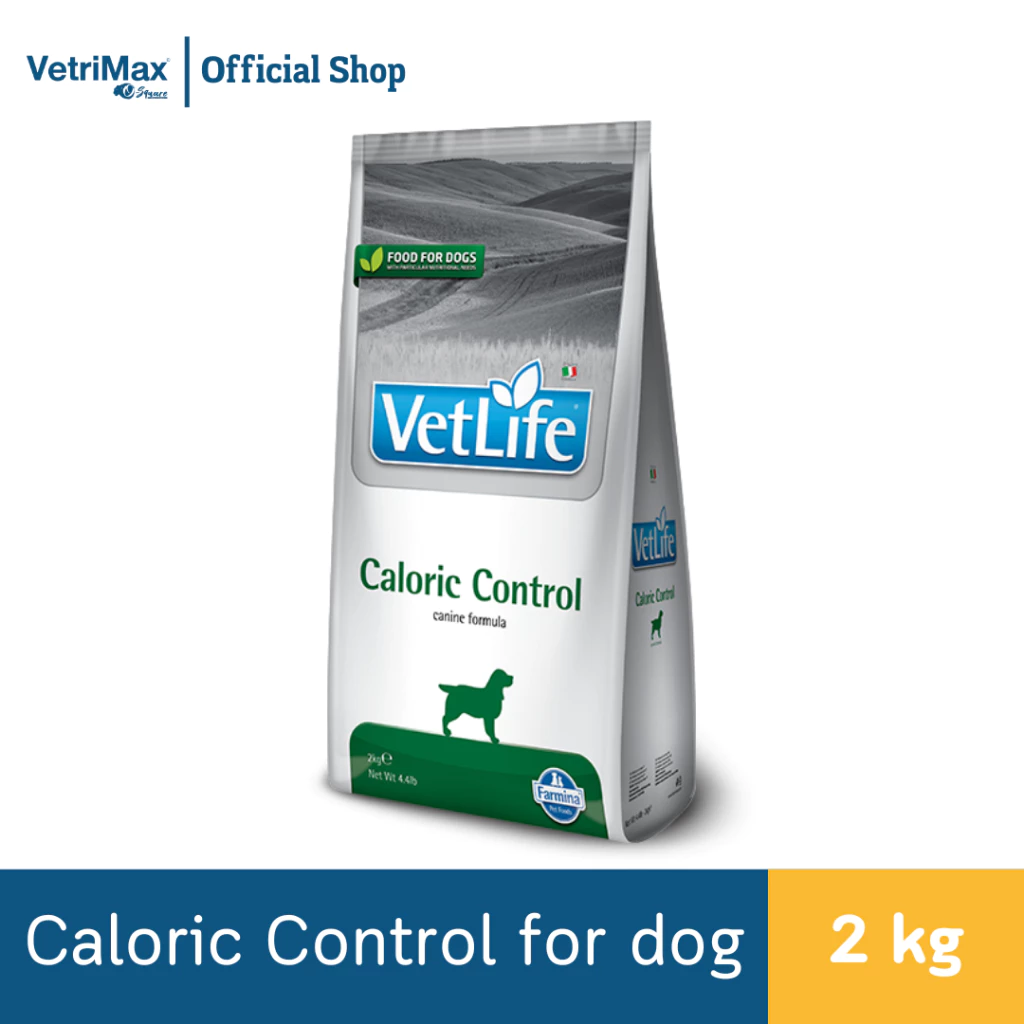 (EXP30/07/26) Vet Life Caloric Control For Dog ที่ต้องการลดน้ำหนักและควบคุมระดับน้ำตาล 2 kg