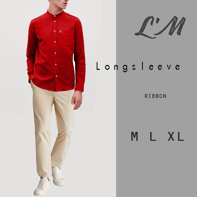 เหลือ157ใส่โค้ดMAYINC30 ผ้าคอตตอน นาโน   เกาหลีฝุดๆ เสื้อเชิ้ตผู้ชาย  LM mens style
