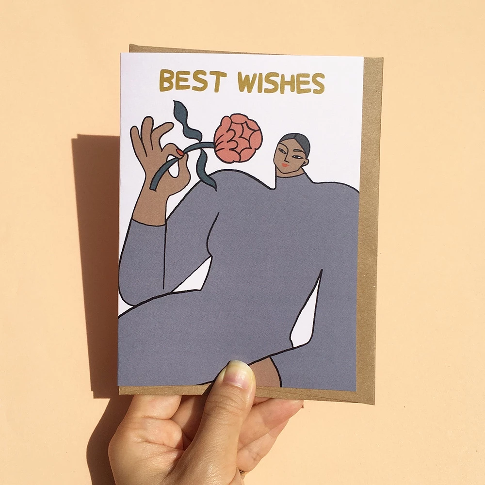 การ์ดอวยพรให้กำลังใจ Best Wishes Card การ์ดสุขสันต์วันเกิด การ์ดขอให้โชคดี | good luck card, happy birthday wishes card — ของมงคลหมวดไลฟ์สไตล์และของขวัญ