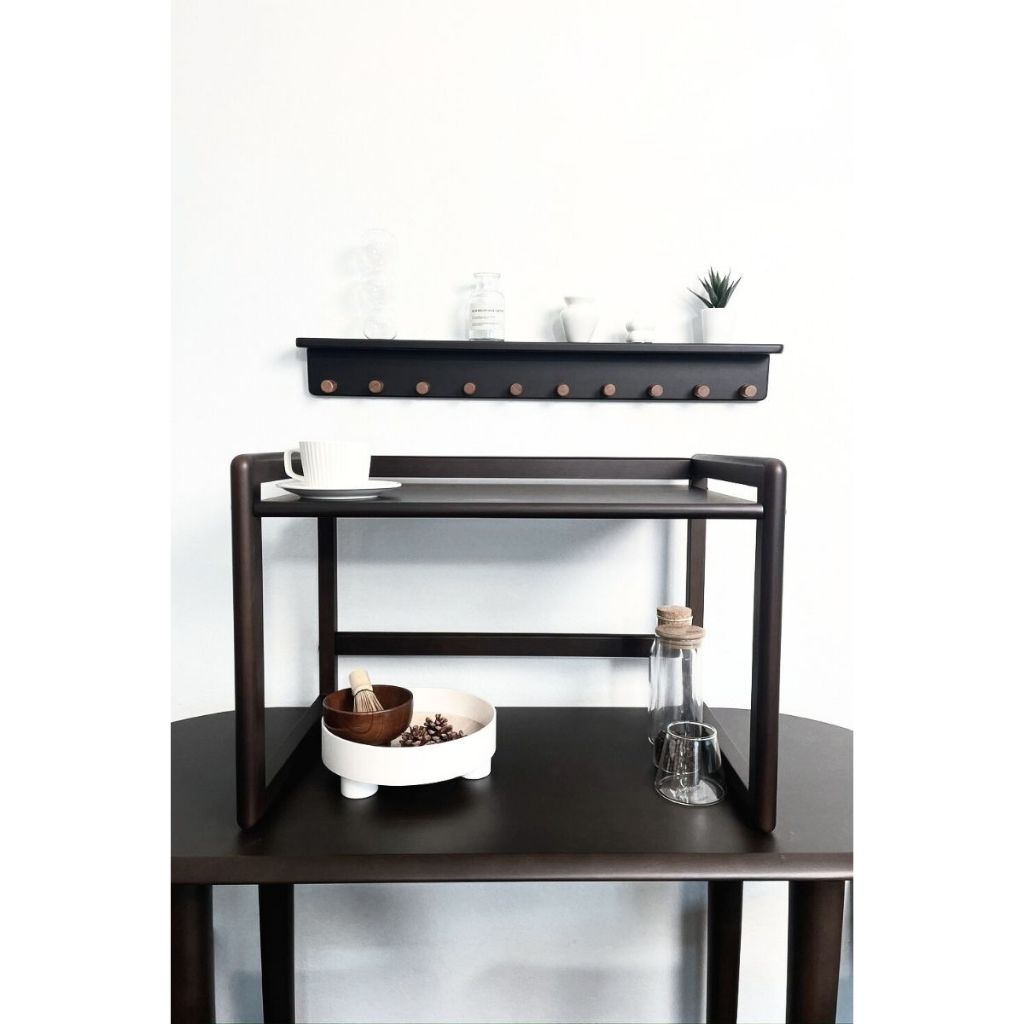 MAAI Design Obun Shelf ชั้นวางไมโครเวฟ ชั้นวางของอเนกประสงค์ หรือชั้นวางเตาอบไมโครเวฟ  หรือจะคร่อมไมโครเวฟ สไตล์ญี่ปุ่น