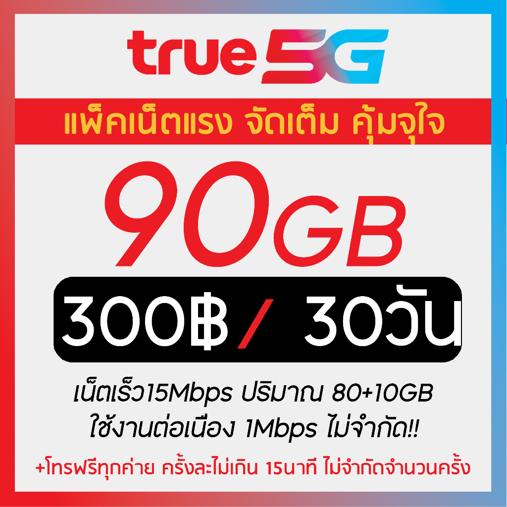 15Mbps 80GB TRUE