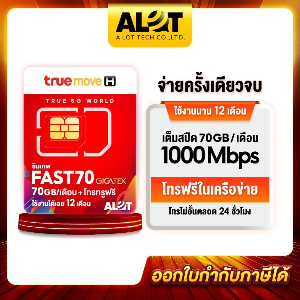 ซิมเทพเลือกเบอร์ FAST 70 เลือกเบอร์ได้ ชุด3 ซิมเทพทรูรายปี simทรู ซิมเน็ตเทพ maxspeed 70GB โทรฟรีทรู ซิมเน็ต True A lot