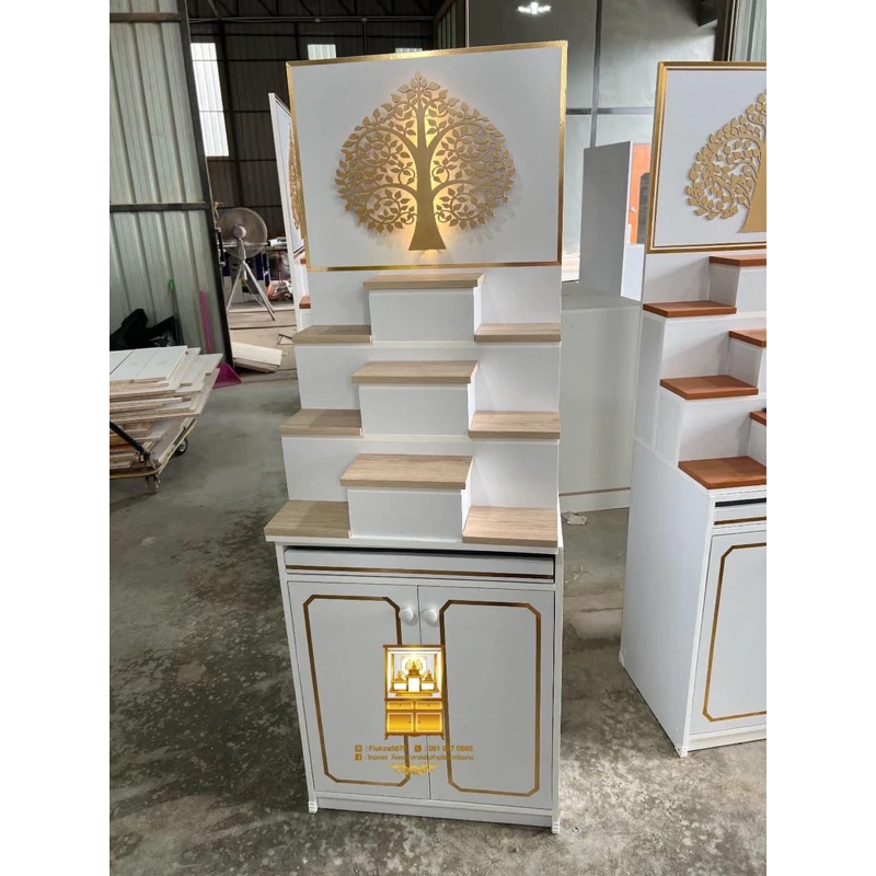 โต๊ะบูชาพระแบบยื่ไหว้ลายไฟ สูง170 กว้าง60 ลึก40 มีถาดวางของไหว้บูชา ลิ้นชักเก็บของ(ค่าจัดส่งชำระปลายทาง คิดตามระยะทาง) — ของมงคลหมวดพิธีและความเชื่อ