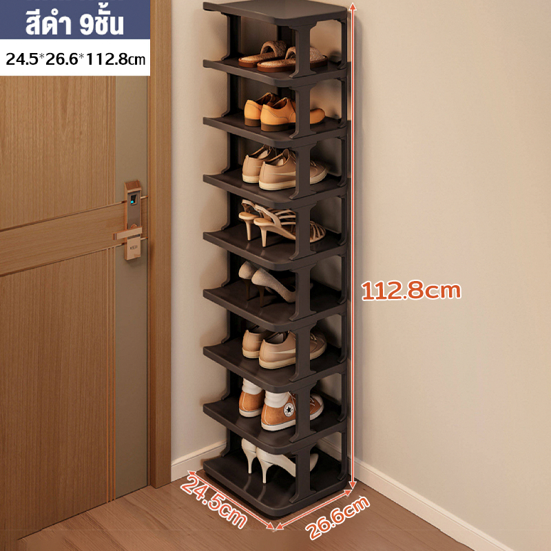 9 ชั้น/สีดำ-600E9