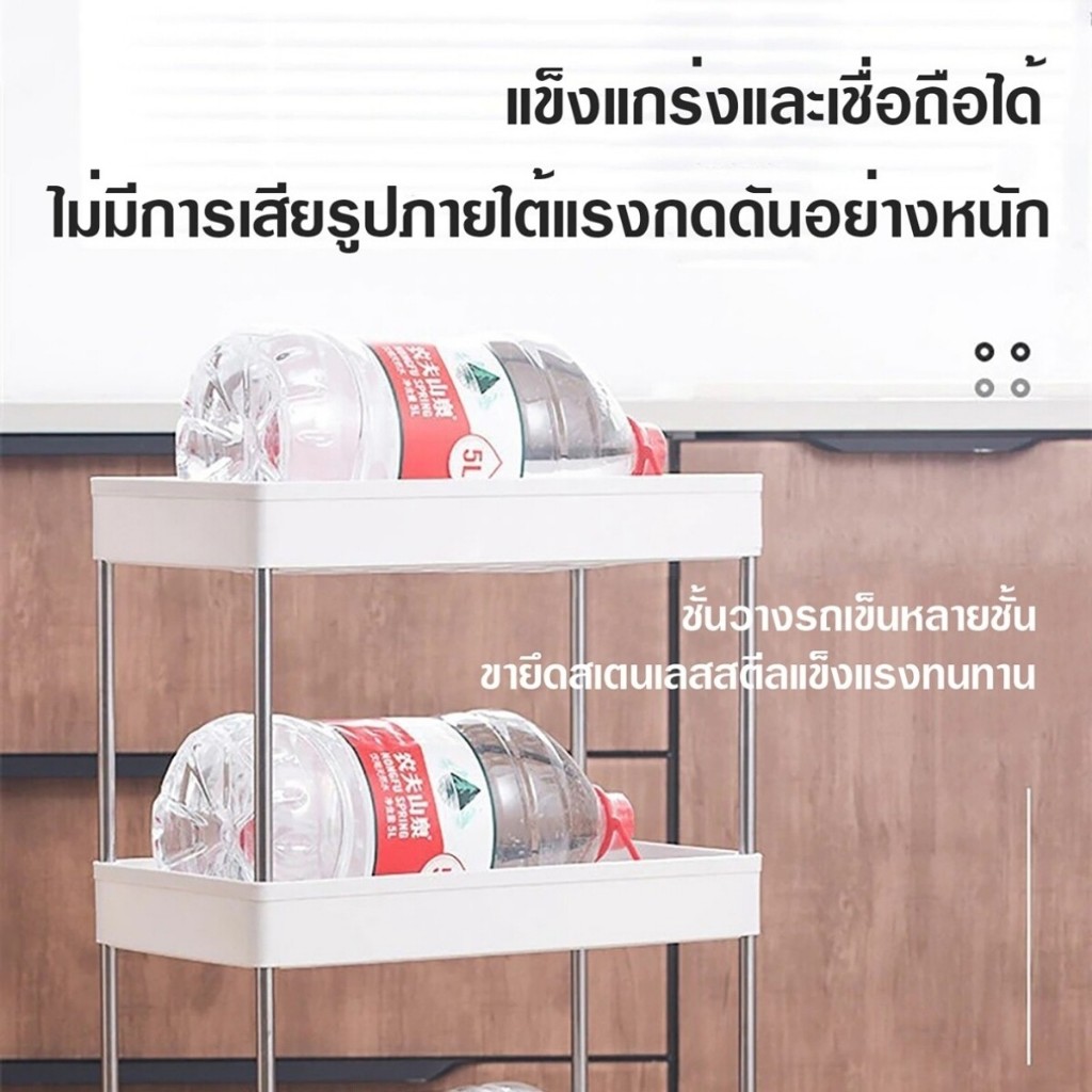 พร้อมตะขอ ชั้นวางของ 34ชั้น ตัวช่วยจัดระเบียบบ้าน มีล้อเลื่อน เคลื่อนย้ายสะดวก รุ่นอัพเกรด ที่มีความจุมากรูปลักษณ์
