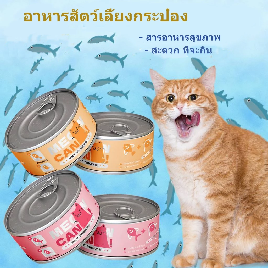 แมวอาหารเปียก อาหารแมวเปียก กระป๋องหลัก 85Gซุบแมว กระป๋อง ซุปแมว อาหารแมว ซุป ซุปแมวอาหารเปียก แมวกระป๋อง
