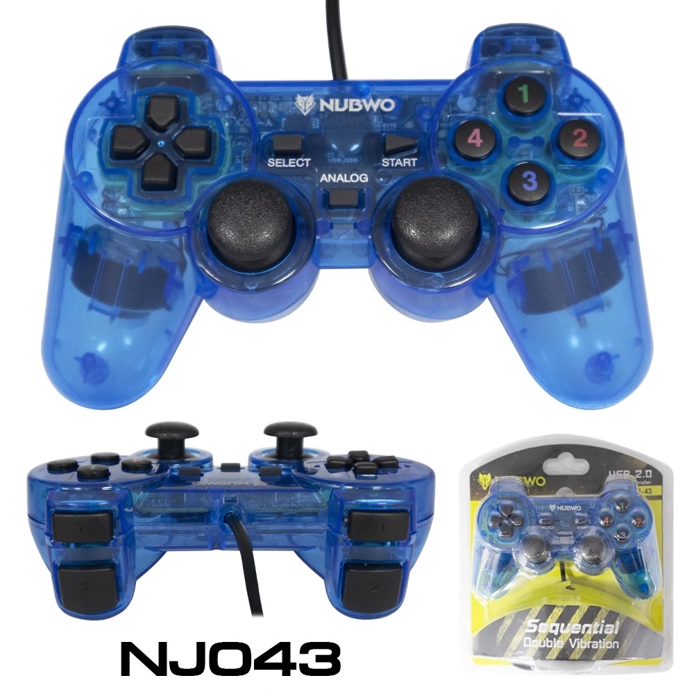 🛵มีส่งด่วน💨Nubwo NJ-43 Sequential Gaming Controller จอยสติ๊กสำหรับเล่นเกม ระบบสั่นสองชั้น