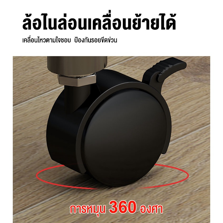 โต๊ะทำงาน โต๊ะคอม สามารถยกได้และเคลื่อนที่ได้ 8040cm โต๊ะข้างเตียง ประกอบง่าย รับน้ำหนักได้ 300KG bedside table