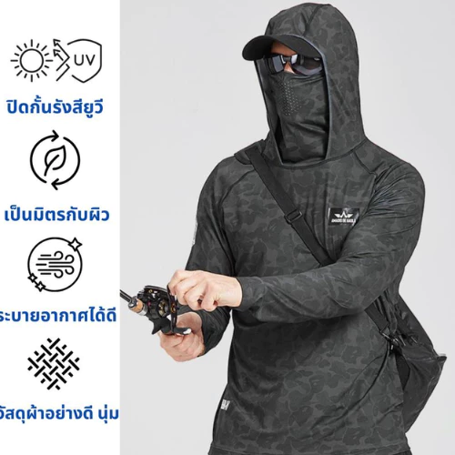 WS06-แจ็กเก็ตผู้ชาย เสื้อแจ็กเก็ตกันแดด ป้องกันรังสีอัลตราไวโอเลต ป้องกันรังสียูวี สวมใส่สบาย คุณภาพสูง พร้อมจัดส่งด่วน