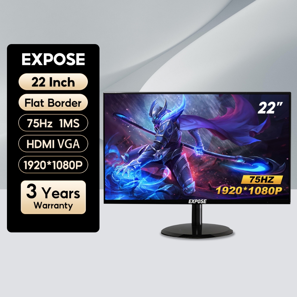 22 นิ้ว（VGA+HDMI)