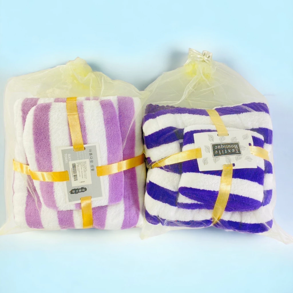 พร้อมส่ง !! ชุดเซ็ตผ้าขนเป็ด ผ้าขนเป็ด ขนาด30*60นิ้ว พร้อมผ้า 15*30cm แบบแห้งเร็ว นุ่มสบาย เนื้อผ้าหนาอย่างดี ของชำร่วย — ของมงคลหมวดไลฟ์สไตล์และของขวัญ