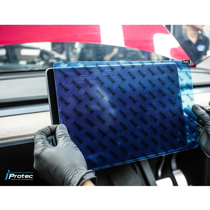 iProtec ฟิล์มใสกันรอยจอคอนโซล Tesla Model Y ตรงรุ่น