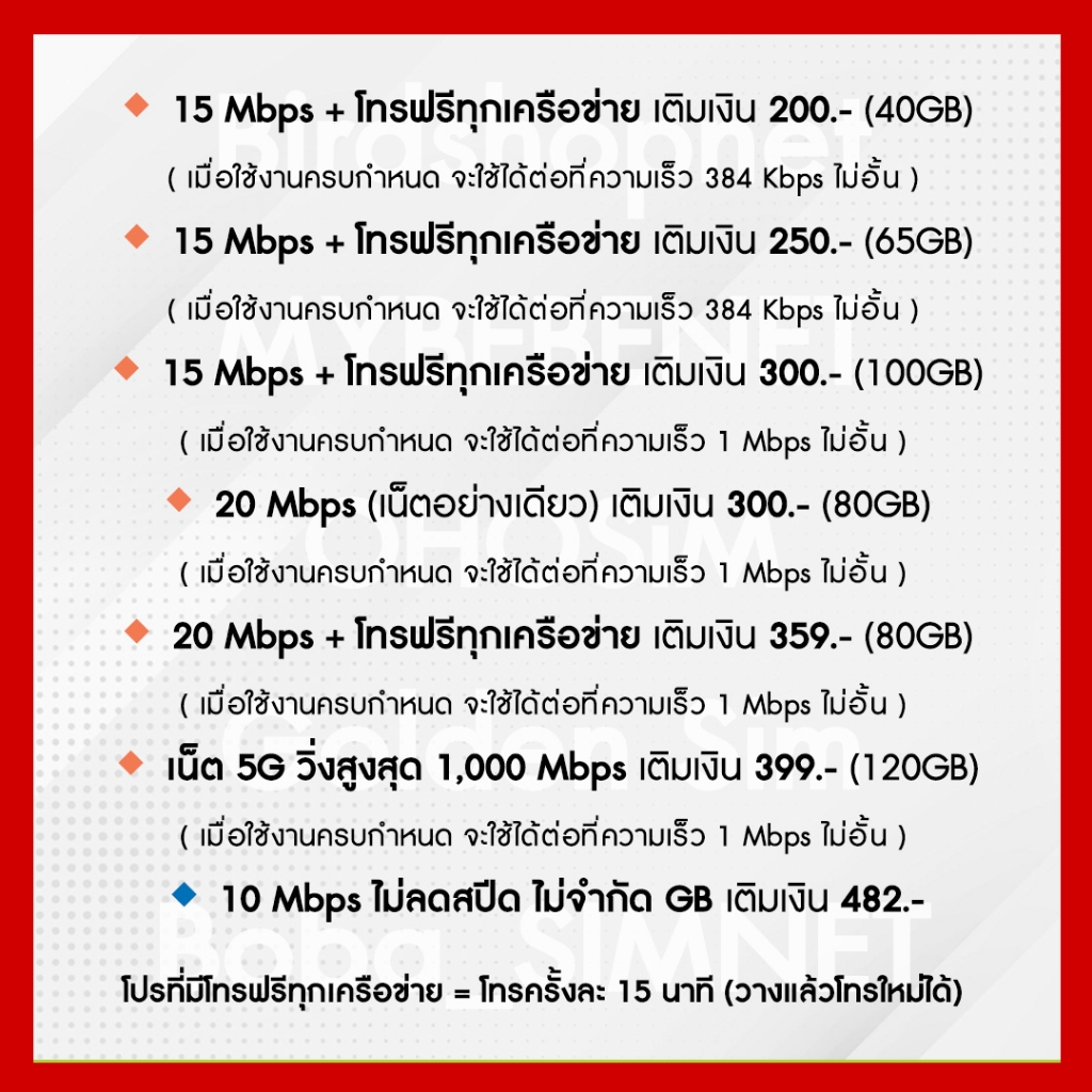 ซิมเทพทรู True เน็ต 5G เต็มสปีด วิ่งสูงสุด 1000 Mbps เพิ่มโทรฟรีทุกเครือข่ายได้ จำกัดทั้งร้านไม่เกิน 1 ซิม ต่อ 1 ท่าน
