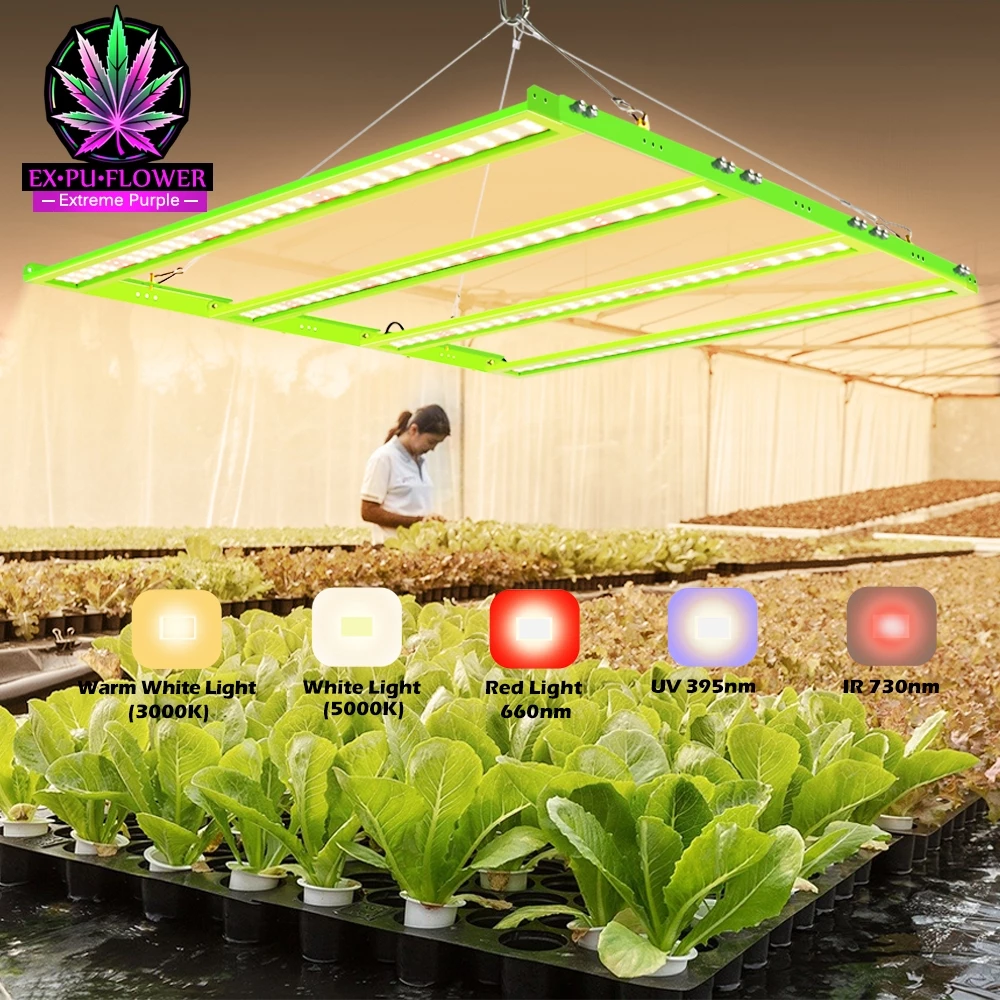 ไฟปลูกต้นไม้ Samsung LM281B 1200W 1800W 2400W Full Spectrum LED Grow Light ไฟปลูก ไฟเลี้ยงต้นไม้ ไฟต้นไม้ — ของมงคลหมวดบ้านและฮวงจุ้ย