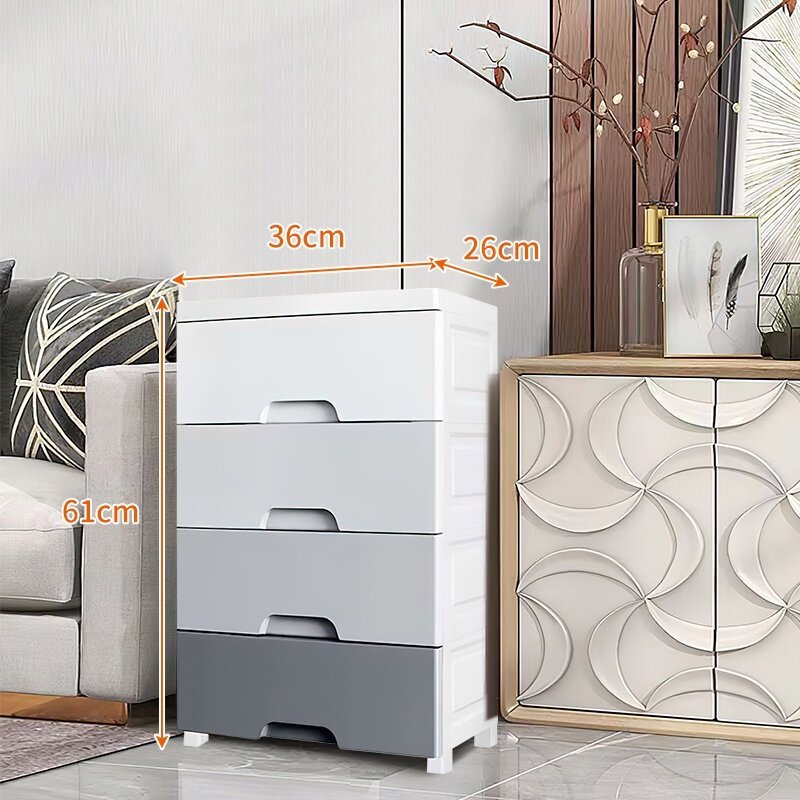 สีเทา 4 ชั้น 38cm