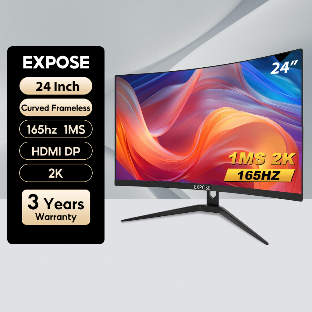 24'' (165HZ)จอโค้ง