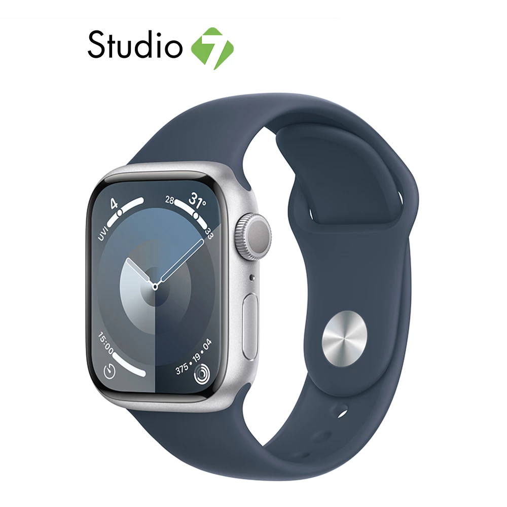 Apple Watch Series 9 GPS 41mm Aluminium Case with Sport Band by Studio 7
