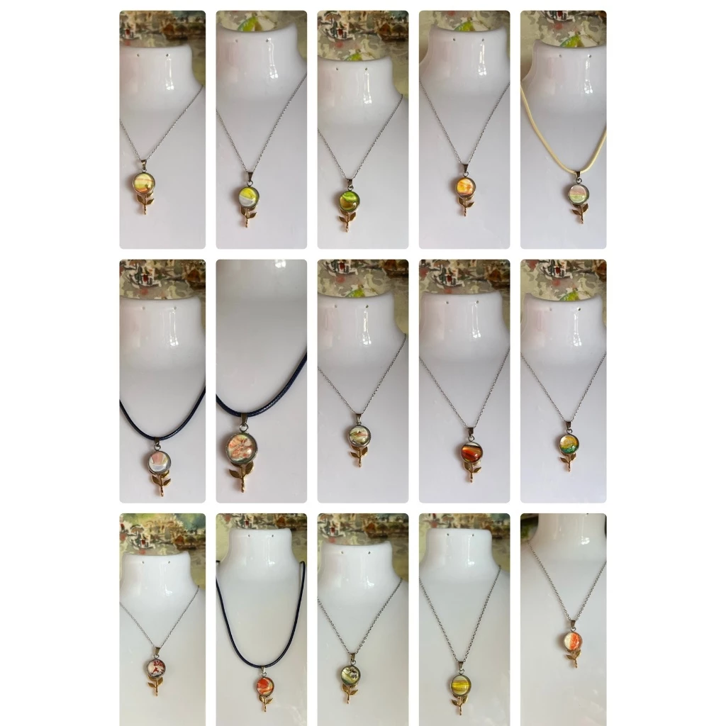 Necklace-Valentine/สร้อยวันแห่งความรัก/สร้อดอกไม้ให้คุณ/สร้อยคู่รัก/สร้อยดอกไม้/Lover-Necklace/สร้อยคู่รักDIY — ของมงคลหมวดความรักและความสัมพันธ์