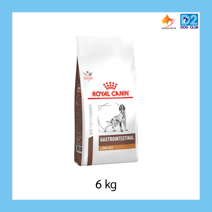 Royal canin gastro low fat dog food อาหารสุนัข อาหารสุนัขไขมันต่ำ แบบเม็ด ขนาด 6 kg 71160