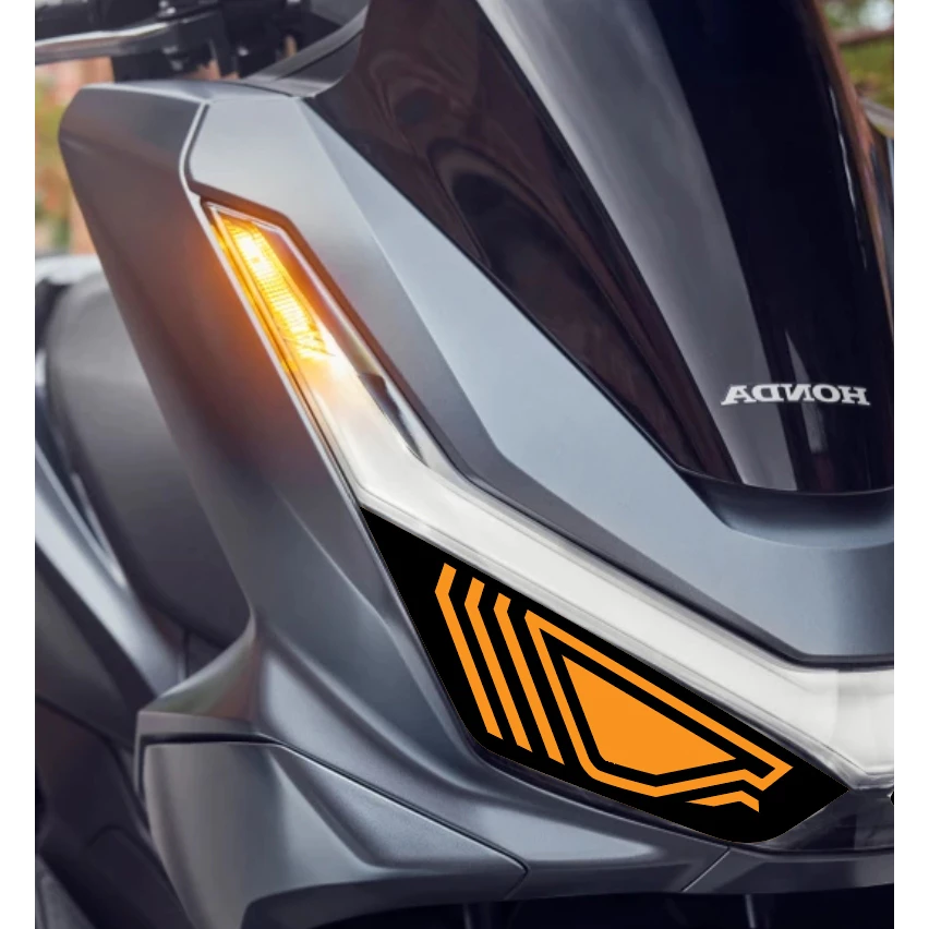 PCX 160 2025 008 ฟิล์มแต่งไฟหน้าเกรดพรีเมี่ยมแบบ2ชั้น โดดเด่นไม่ซ้ำใครเข้ารูปติดตั้งง่ายลองแล้วจะชอบ