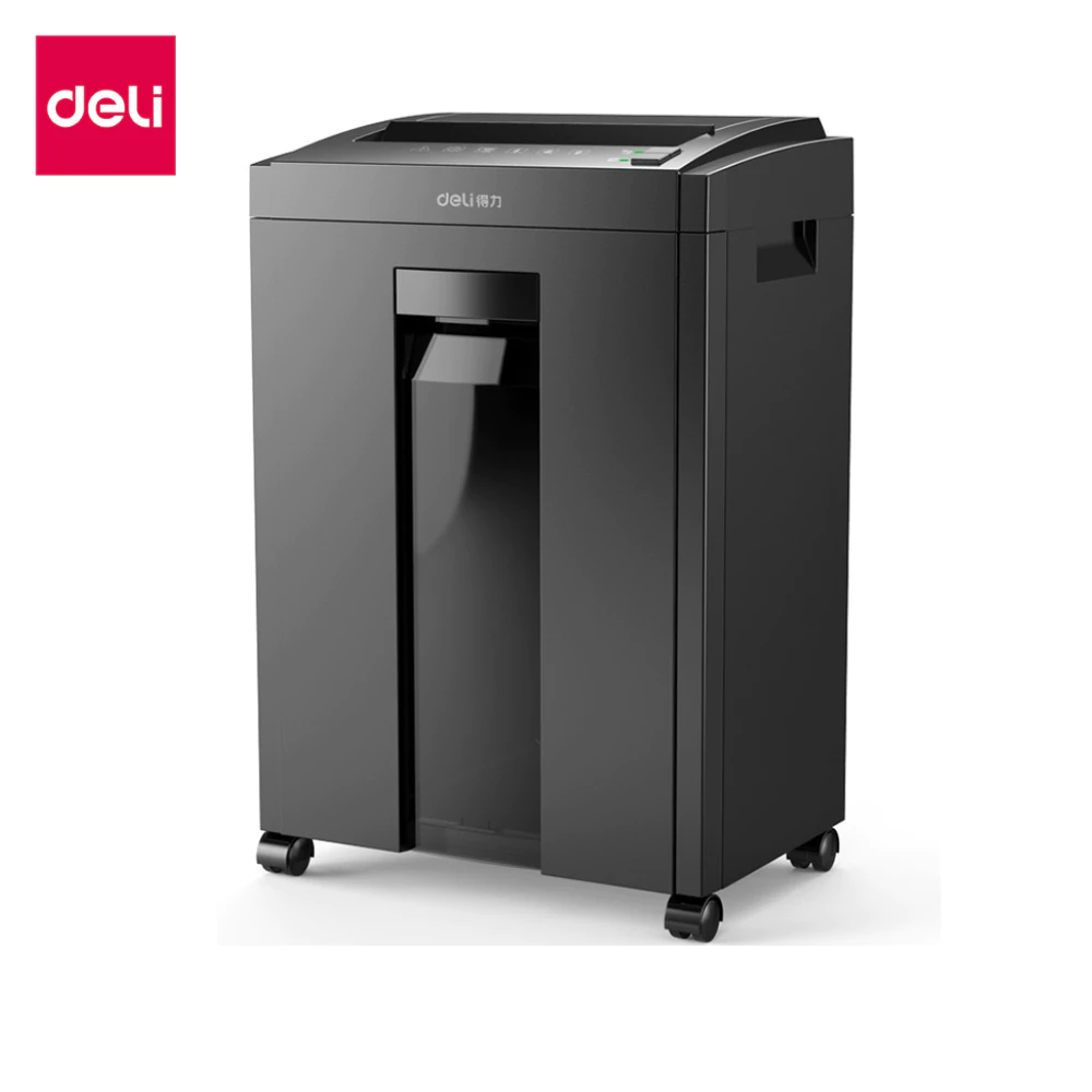 Deli เครื่องทำลายเอกสาร 31L เครื่องย่อยกระดาษ Auto 8แผ่น/ครั้ง ทำลายCD การ์ด ย่อยระดับ5 Paper Shredder
