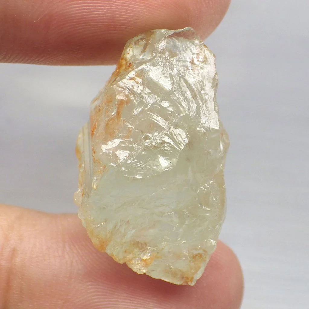 พลอย ก้อน อะความารีน ดิบ แท้ ธรรมชาติ ( Unheated Natural Rough Aquamarine ) หนัก 50.1 กะรัต — ของมงคลหมวดเครื่องรางและวัตถุมงคล