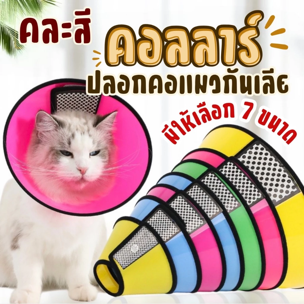 HM-ลำโพงกันเลีย ปลอกคอกันเลีย คอลล่ากันเลีย สัตว์เลี้ยง สุนัข หมา แมว คอลล่าหมา คอลล่าแมว
