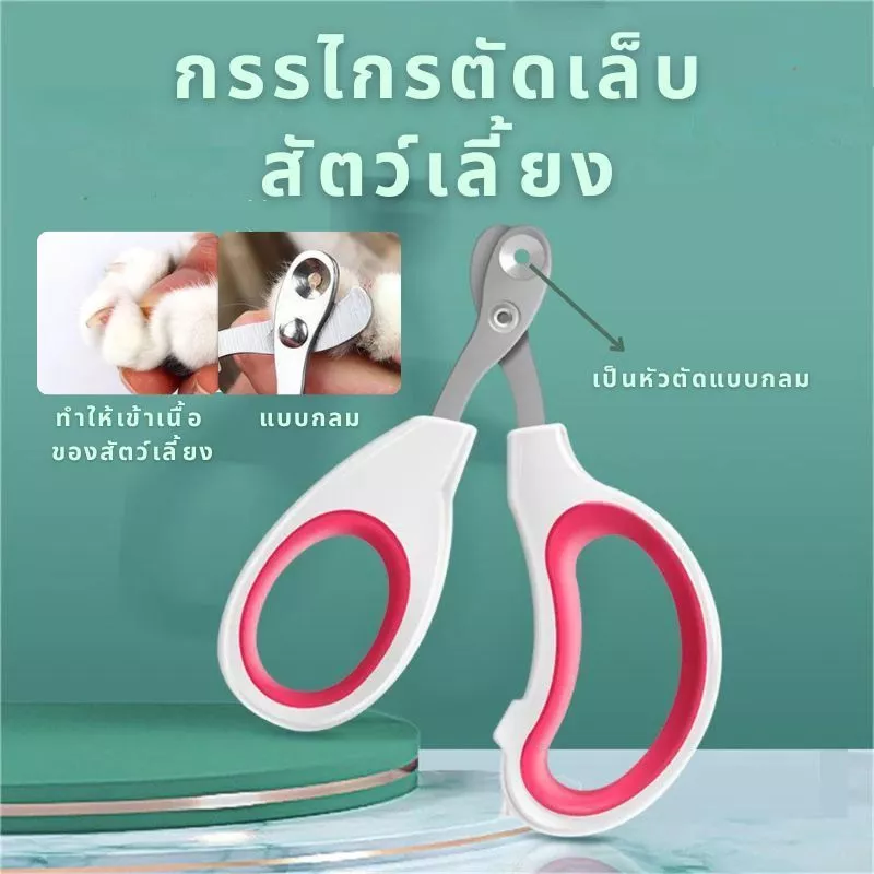 กรรไกรตัดเล็บสัตว์เลี้ยง มืออาชีพสุนัขแมวเล็บ ก ริปเปอร์ กับความปลอดภัยยามสแตนเล