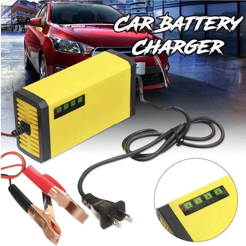 [Smart] เครื่องชาร์จไฟมอเตอร์ไซค์ไฟฟ้า 12V 2A ระบบควบคุมไฟอัตโนมัติแบบชาร์จไฟอัจฉริยะ 3 เครื่องซ่อมแบตเตอรี่ รถยนต์ รถมอ
