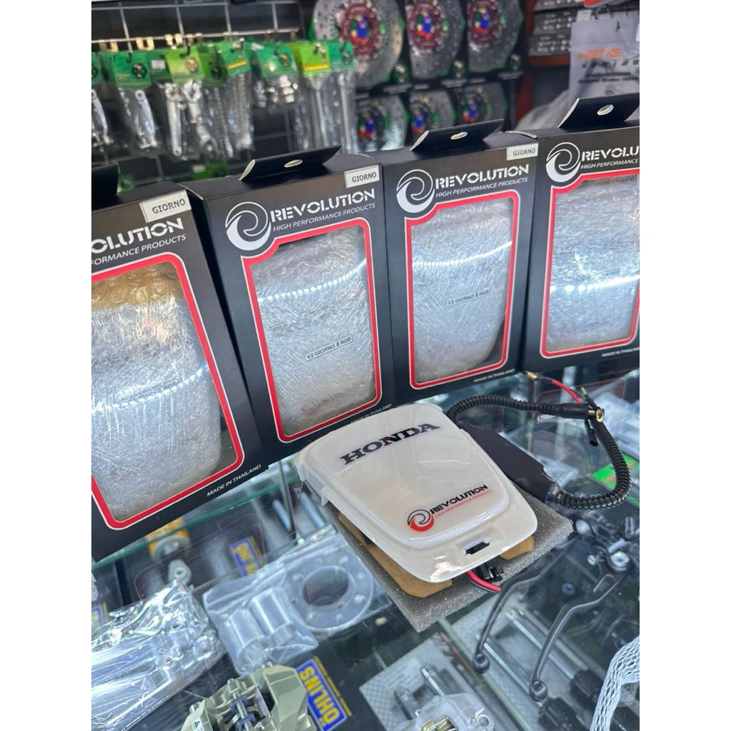 ฝาครอบไฟหน้า LED REVO V2 รุ่น Giorno สี RGB (เปลี่ยนสีได้120โหมด มีบลูทูธ
