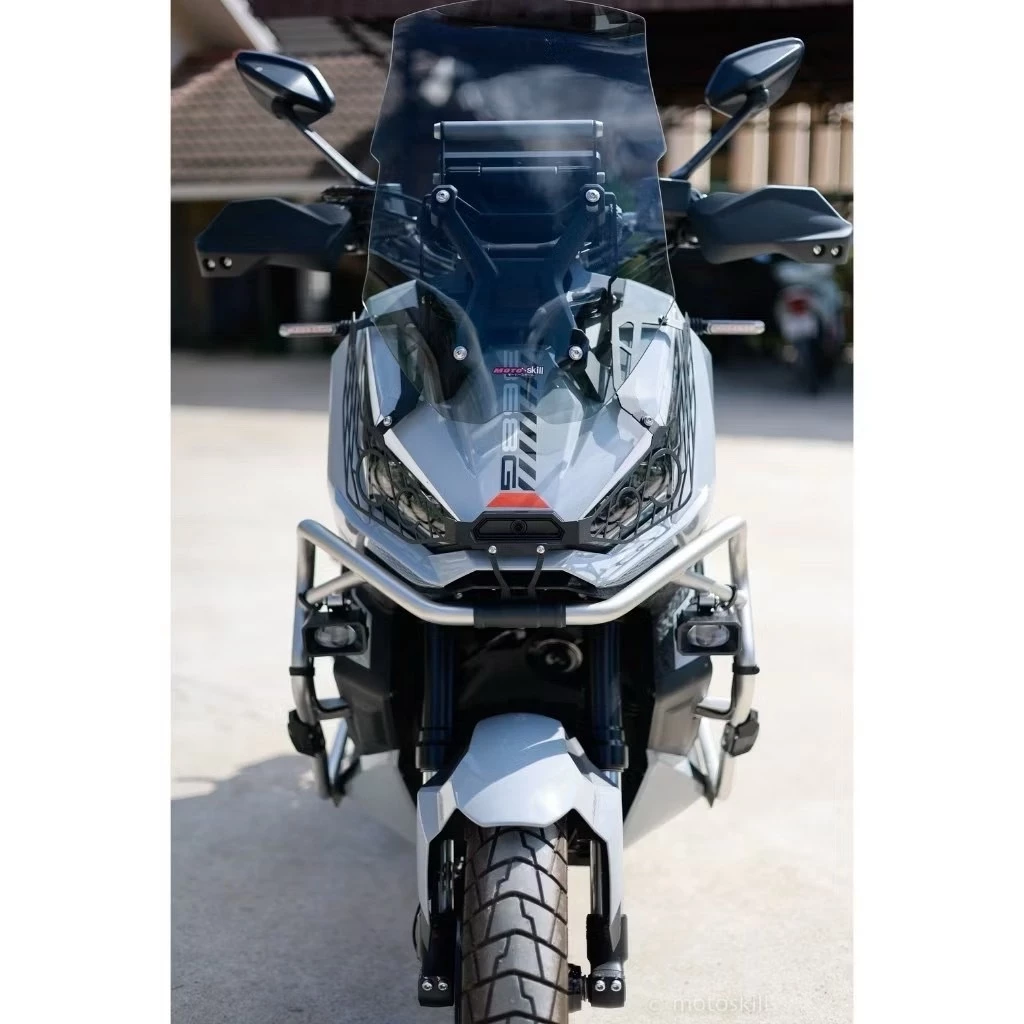 การ์ดไฟหน้า Moto Skill สำหรับ Zontes 368G มี 2 แบบ / Head Light Guard