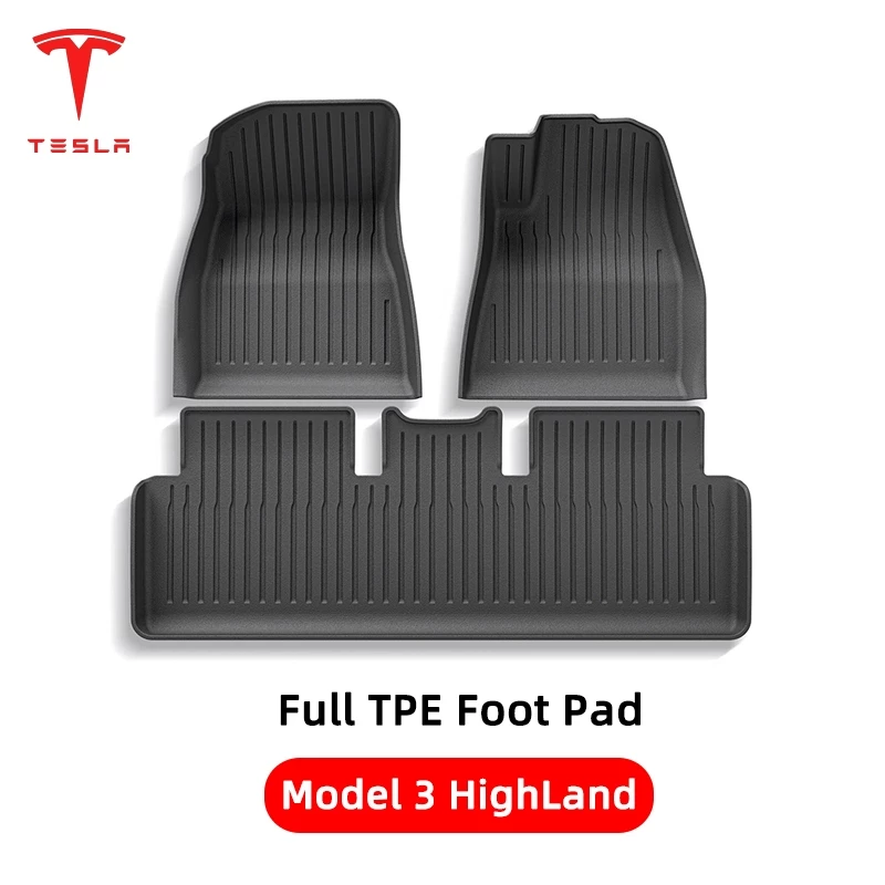 แผ่นรองฝ่าเท้า TPE Tesla Model 3 Highland ตรงรุ่น Menes